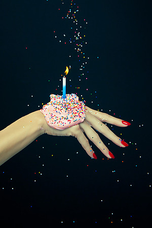 Birthday Cake Nail Art Deigns