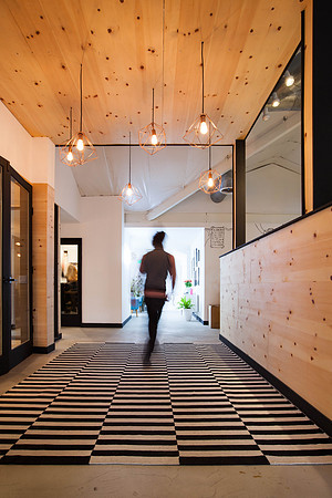 Creative office remodel