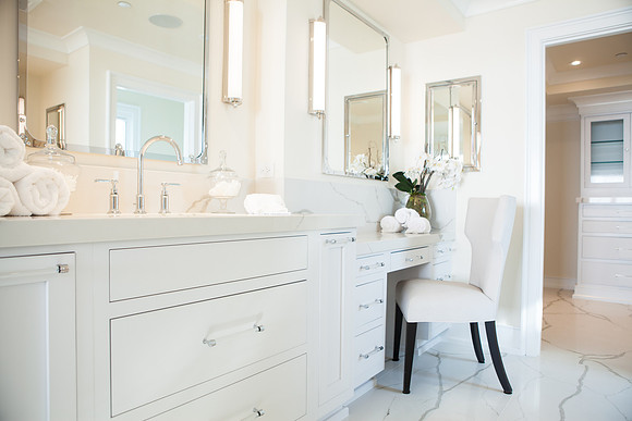 White marble bathroom